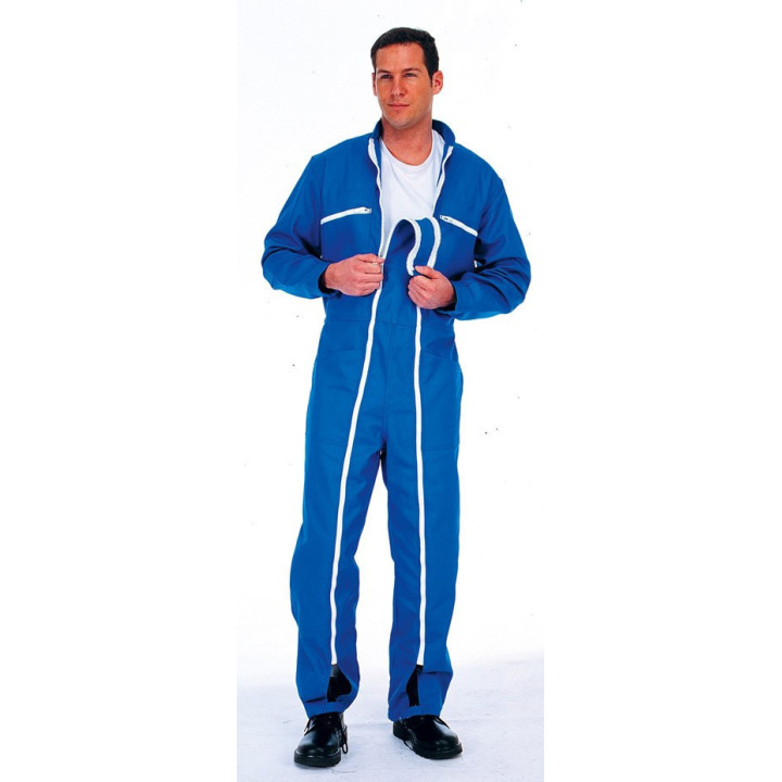 Combinaison de travail 2 zips polyester coton Quick MUZELLE DULAC
