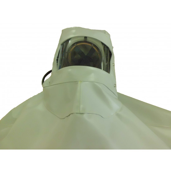 Cagoule de sablage ventilée avec robinet détendeur 7 bars