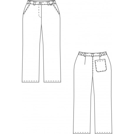 Pantalon de service dame restauration et hôtellerie