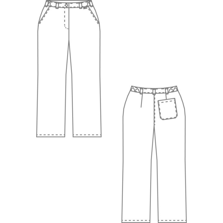Pantalon de service femme restauration hôtellerie BP
