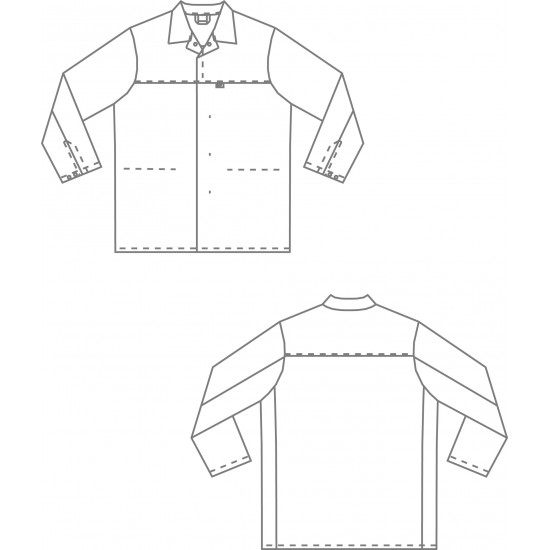 Veste agroalimentaire mixte conforme HACCP