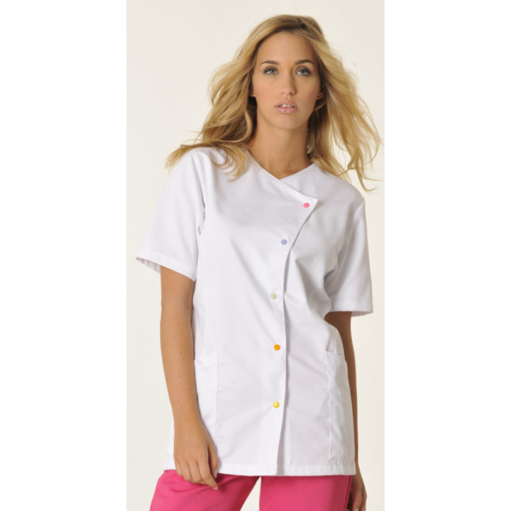 Tunique médicale femme JUSTINE MOLINEL col fantaisie