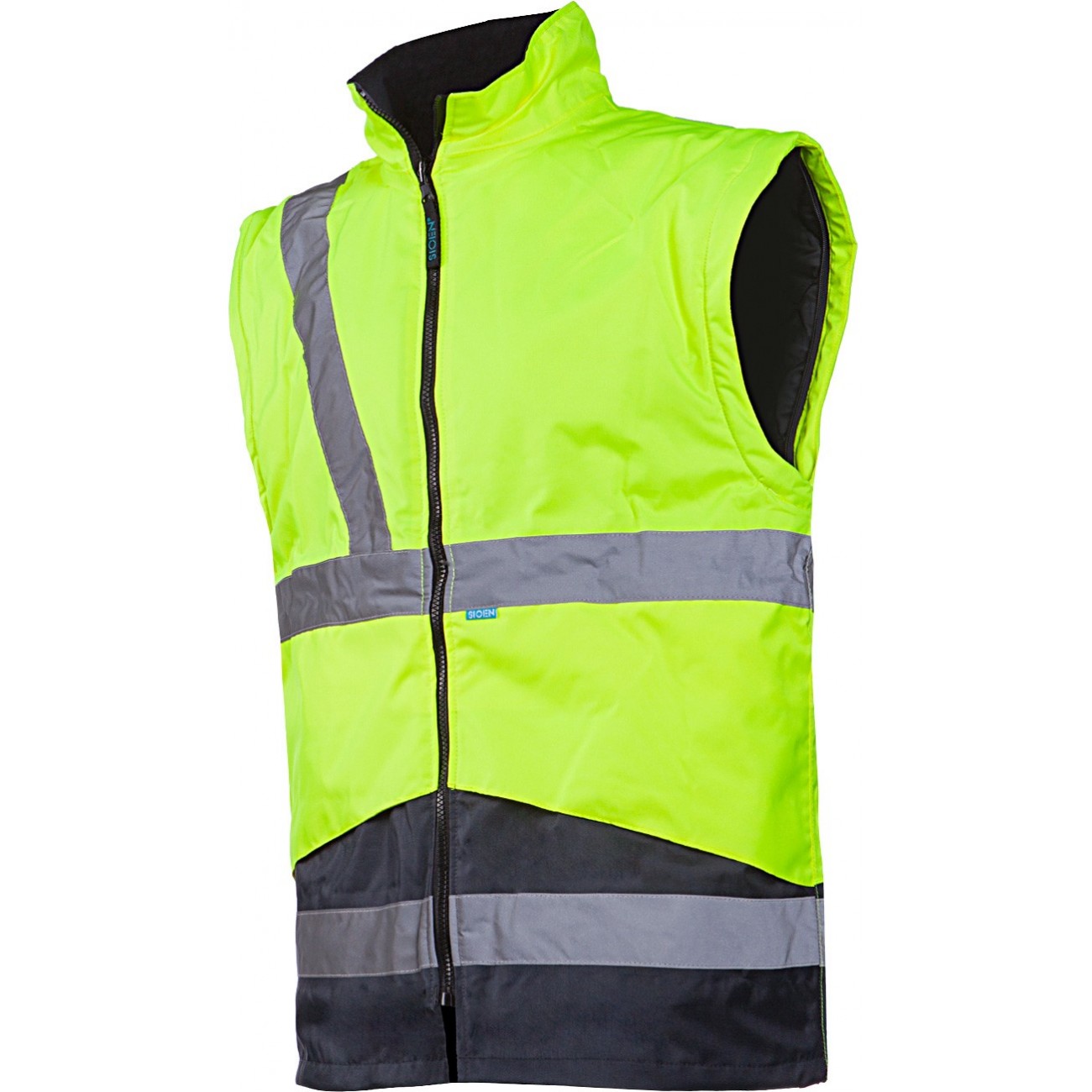Parka Siopor Haute visibilité 4 en 1 avec gilet détachable