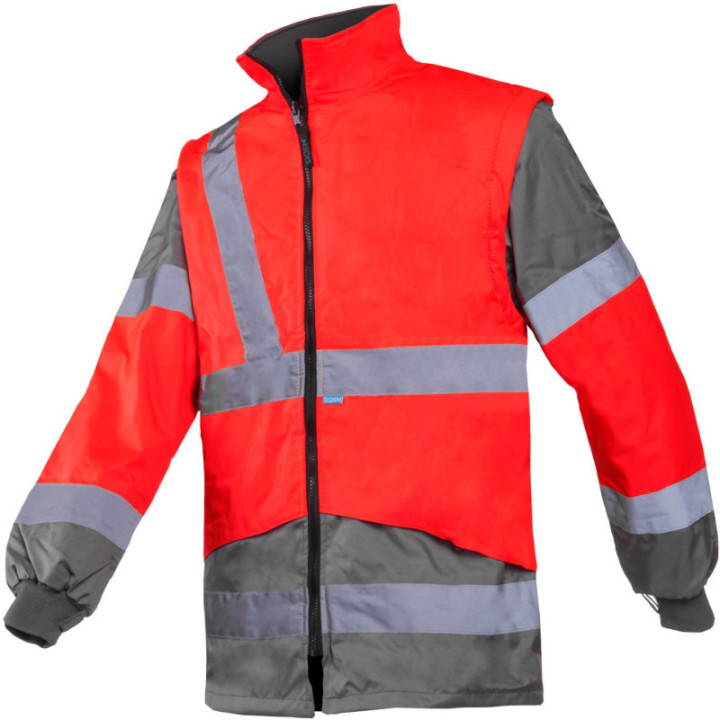 Parka haute visibilité 4 en 1 Siopor Sioen de travail