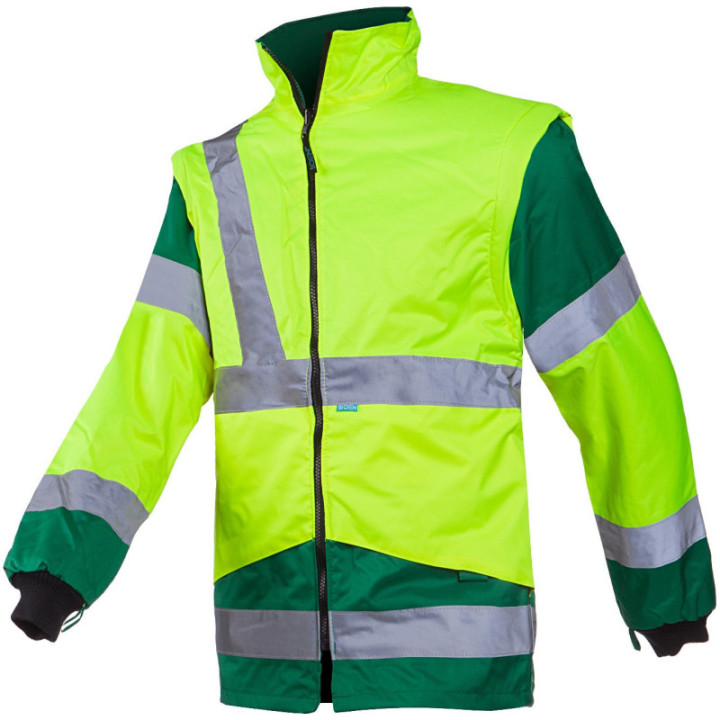Parka haute visibilité 4 en 1 Siopor Sioen de travail