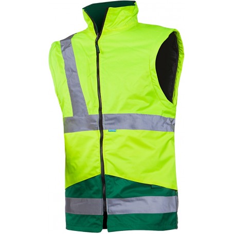 Parka Siopor Haute visibilité 4 en 1 avec gilet détachable