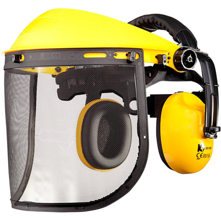 Ensemble visière antibruit débroussaillage SIP adulte