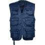 Gilet reporter multipoches