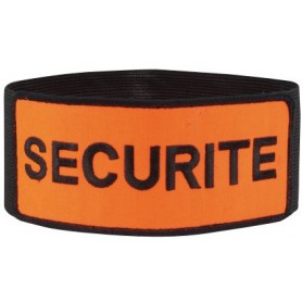 Brassard agent de "SECURITE" fermeture scratch