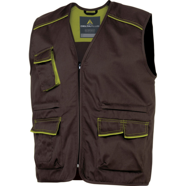 Gilet de travail multipoches Panostyle polyester coton CE
