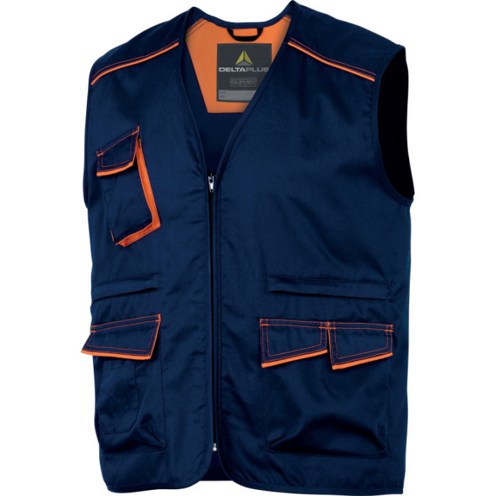 Gilet de travail multipoches Panostyle polyester coton CE