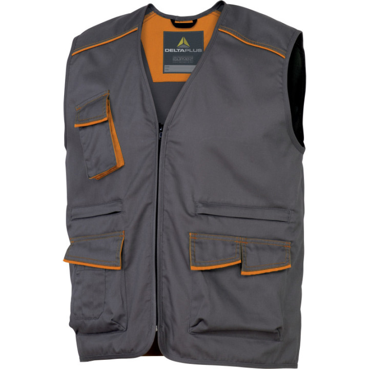 Gilet de travail multipoches Panostyle polyester coton CE