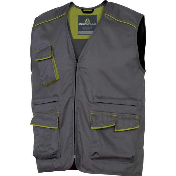Gilet de travail multipoches Panostyle polyester coton CE