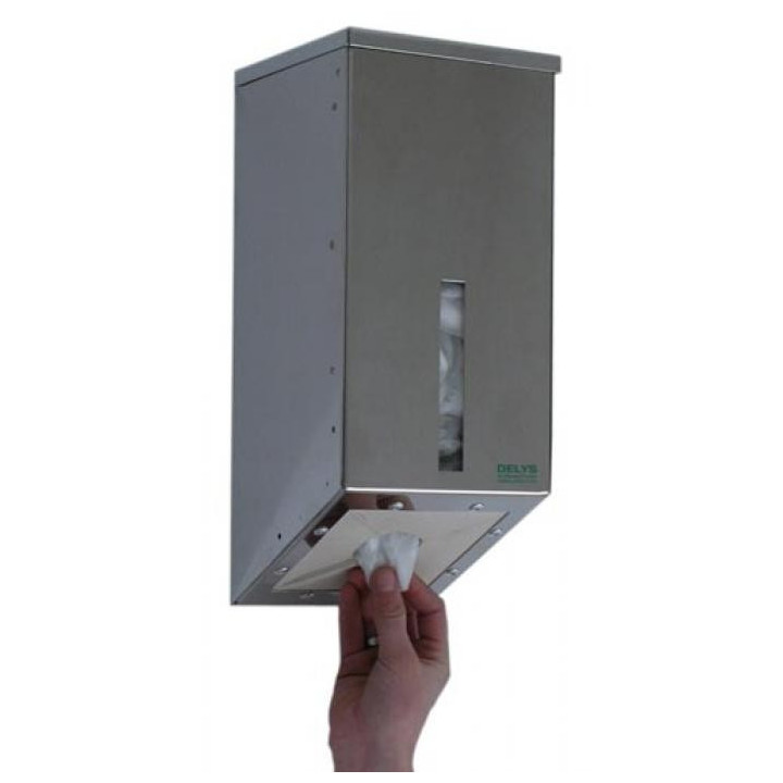 Distributeur mural charlottes vrac inox petit modèle CE