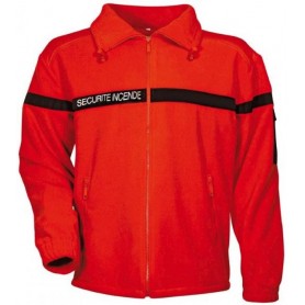 Blouson veste polaire pour agent de sécurité incendie SSIAP