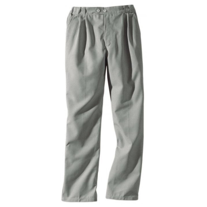 Pantalon cuisinier pâtissier chef gris Molinel homme
