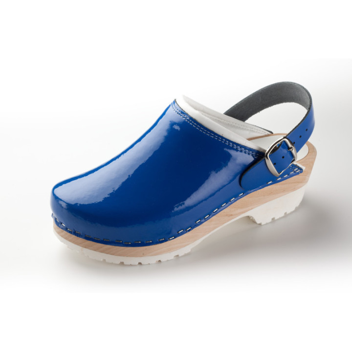 Sabot bois anatomique cuisine restauration avec bride NORDWAYS