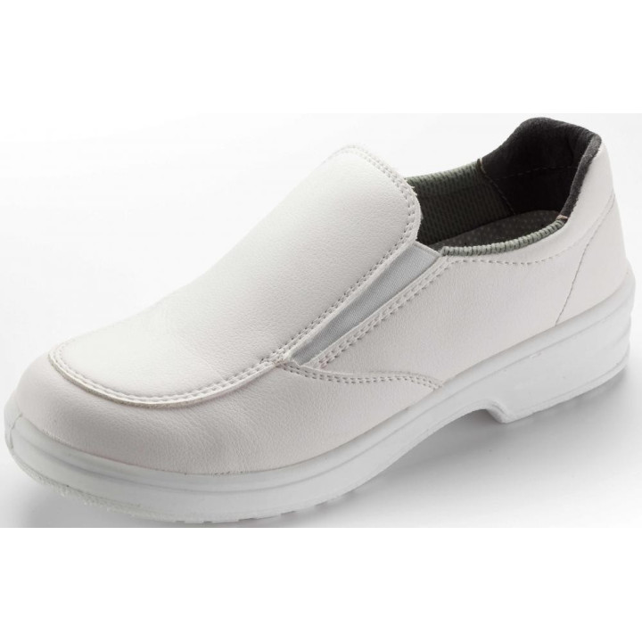 Mocassin blanc de travail antidérapant femme NORDWAYS
