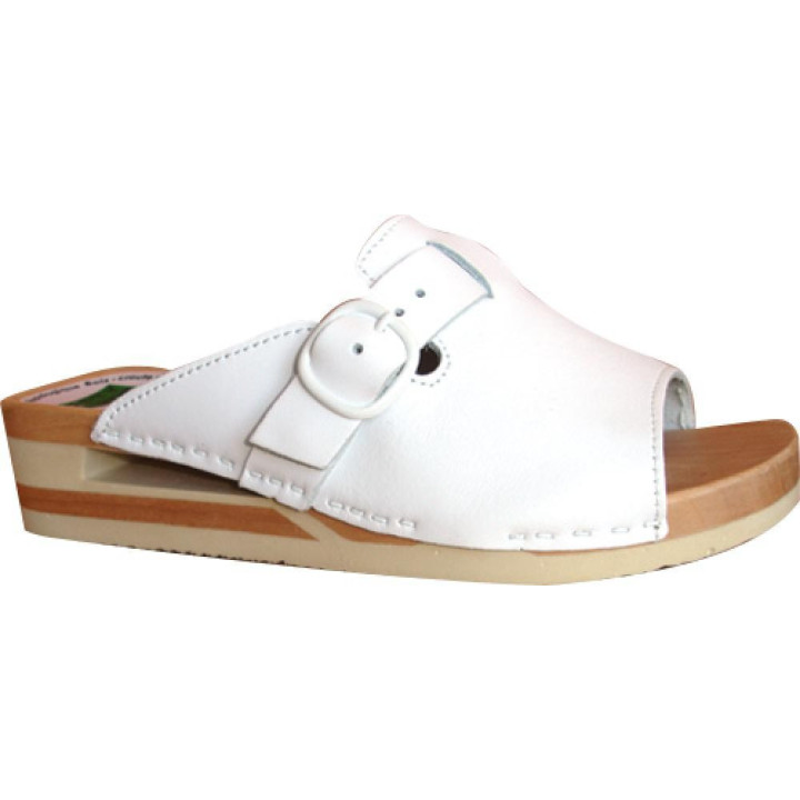 Sandale femme bois flexible talon amortisseur SATFY SABOT