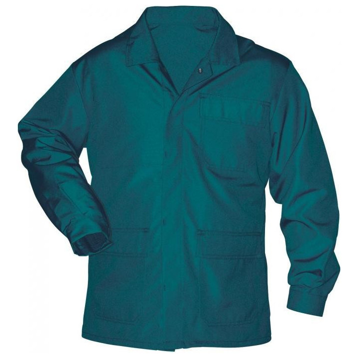 Veste ignifuge Proban coton satin vert travail soudure