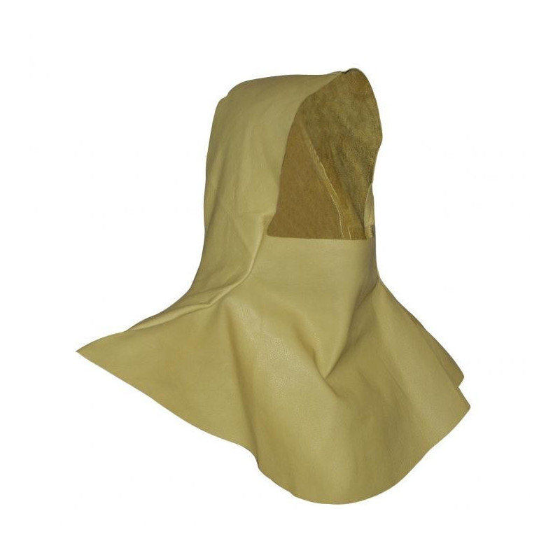 Cagoule soudeur en cuir