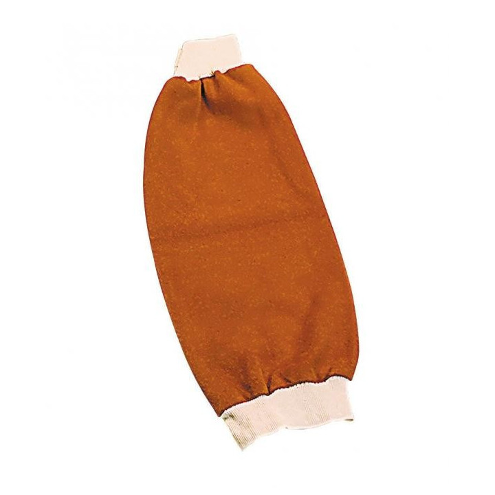 Manchettes en cuir soudeur 40 cm protection avant-bras