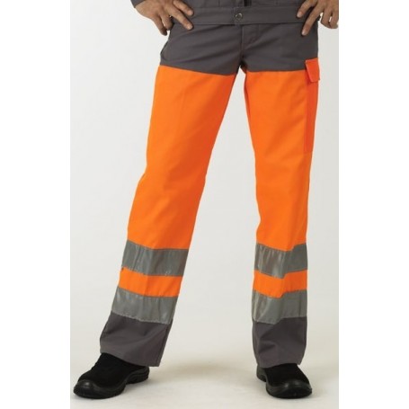 Pantalon de signalisation EN 20471 classe 2 dissociable