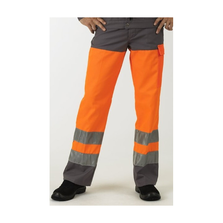 Pantalon haute visibilité EN 20471 classe 2 homme pro