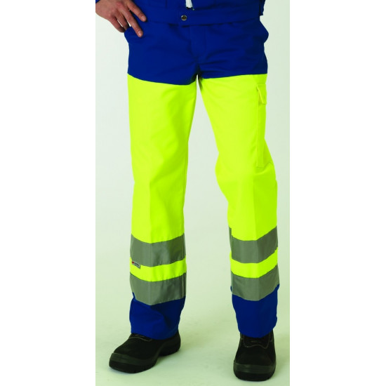 Pantalon de signalisation EN 20471 classe 2 dissociable