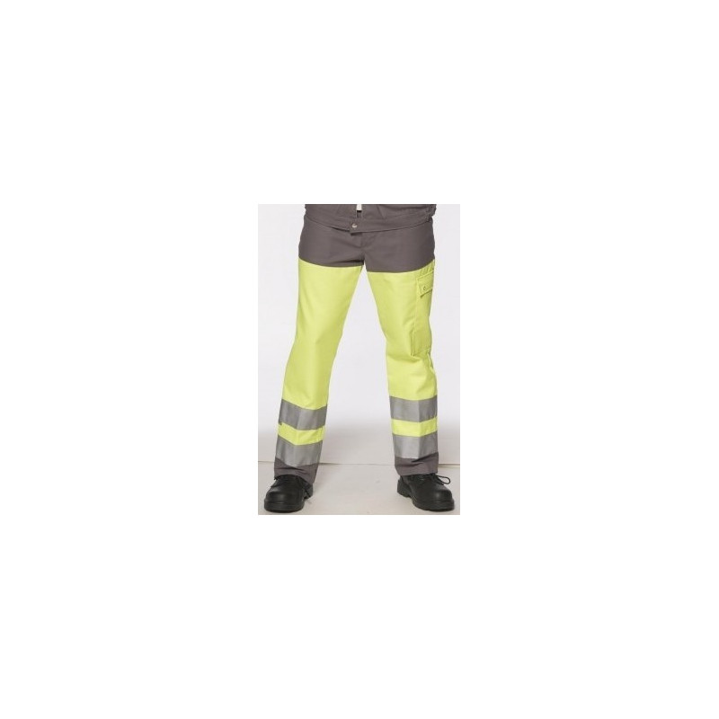 Pantalon de signalisation EN 20471 classe 2 dissociable