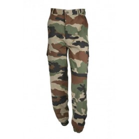 Pantalon satin camouflage