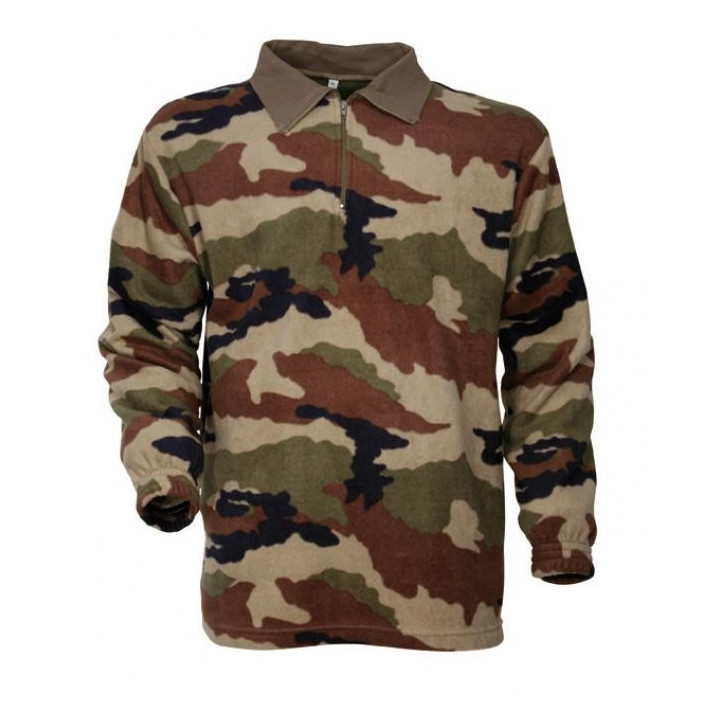 Chemise F1 polaire camouflage homme pour chasse et pêche