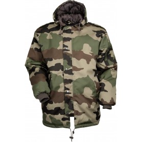 Parka de chasse pêche coloris camouflage