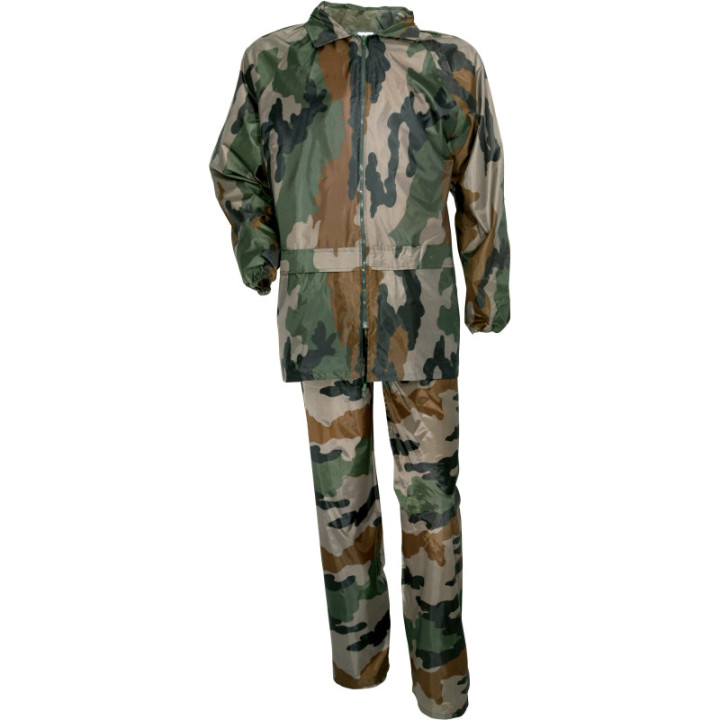 Tenue de pluie camouflage homme chasse pêche étanche