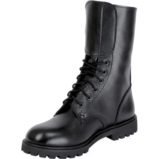 Rangers d’intervention cuir agent de sécurité noir