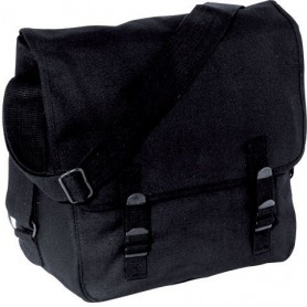 Musette à bandoulière réglable en toile coton (2)