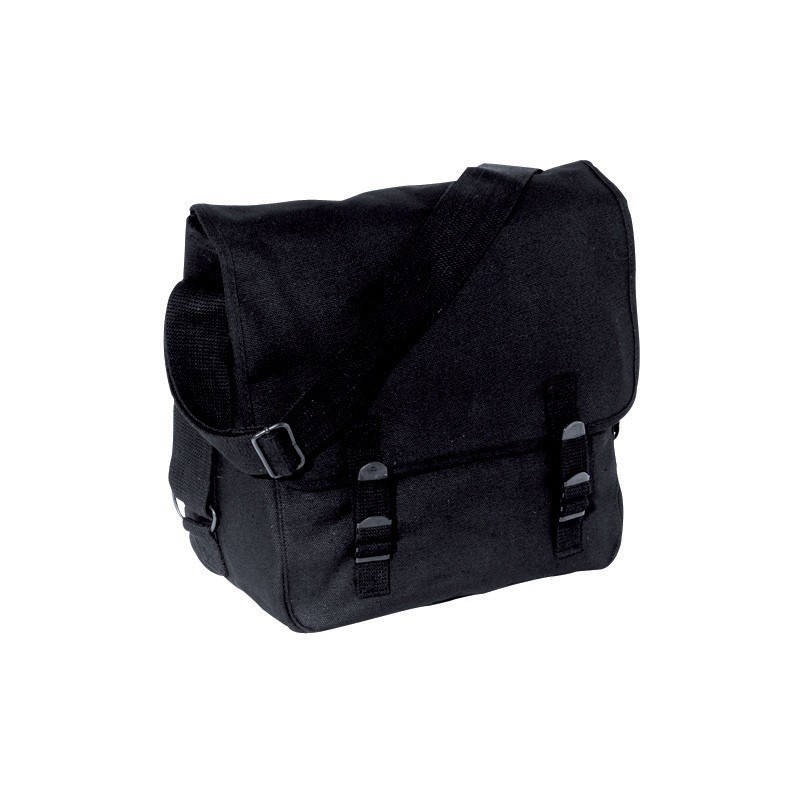 Musette à bandoulière réglable en toile coton