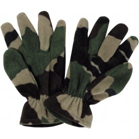 Gants polaire camouflage