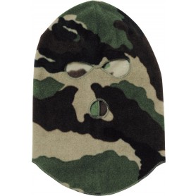 Cagoule polaire 3 trous camouflage