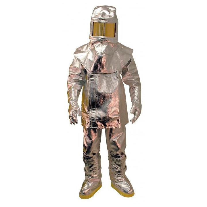 Veste et pantalon aluminisé approche feu EN1486 pompier