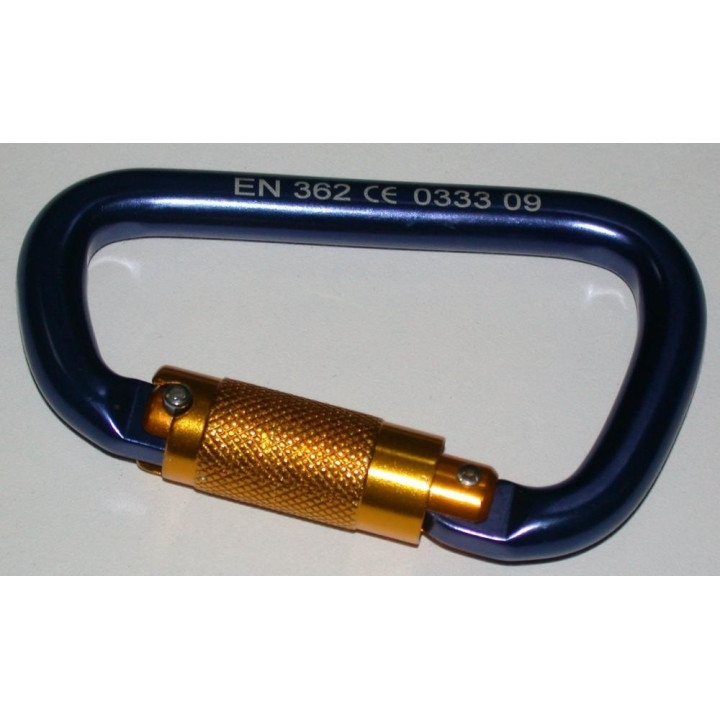 Mousqueton alliage léger auto bloquant EN 362 lot de 4