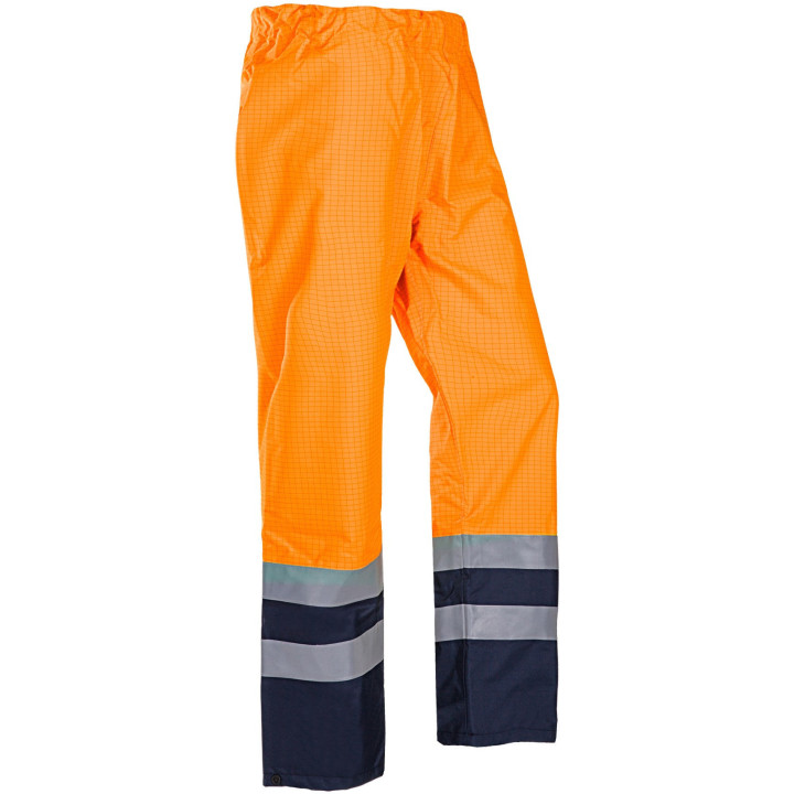 Pantalon de pluie haute visibilité ignifugé Sioen pro