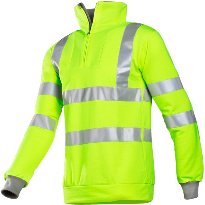 Pull haute visibilité Sioen EN ISO 20471 pour chantier