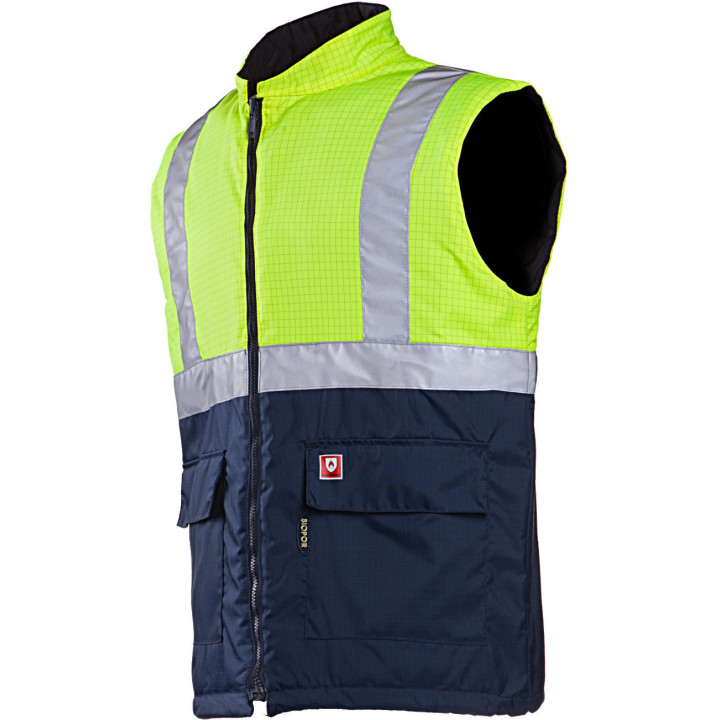 Gilet haute visibilité ignifugé antistatique Sioen pro