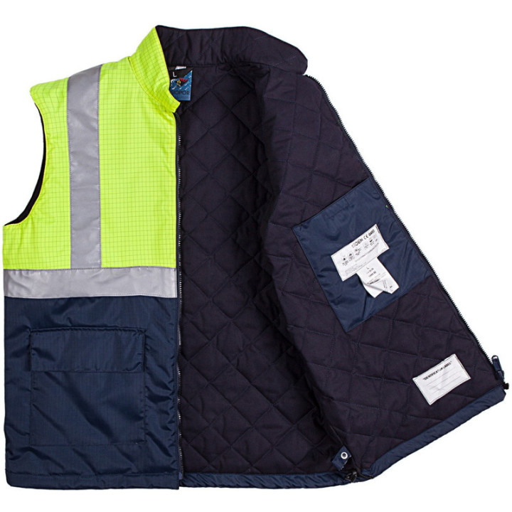 Gilet haute visibilité ignifugé antistatique Sioen pro