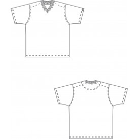 T-shirt unisexe manches courtes prélavé (2)