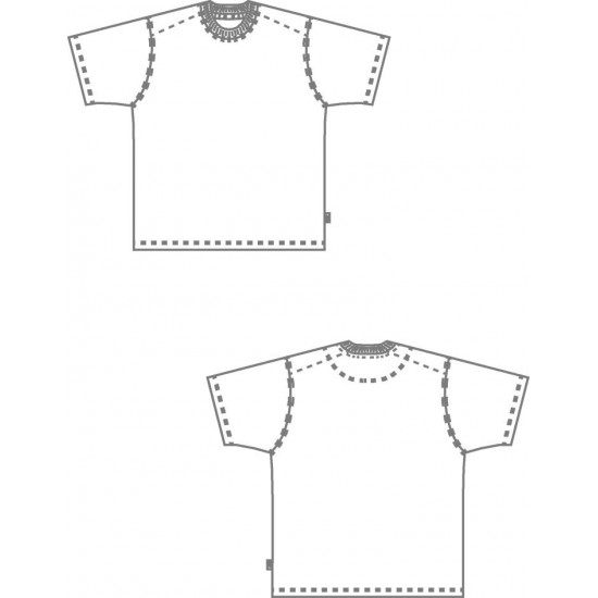 T-shirt unisexe épaules renforcées adapté lavage industriel