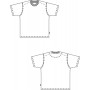 T-shirt unisexe épaules renforcées adapté lavage industriel