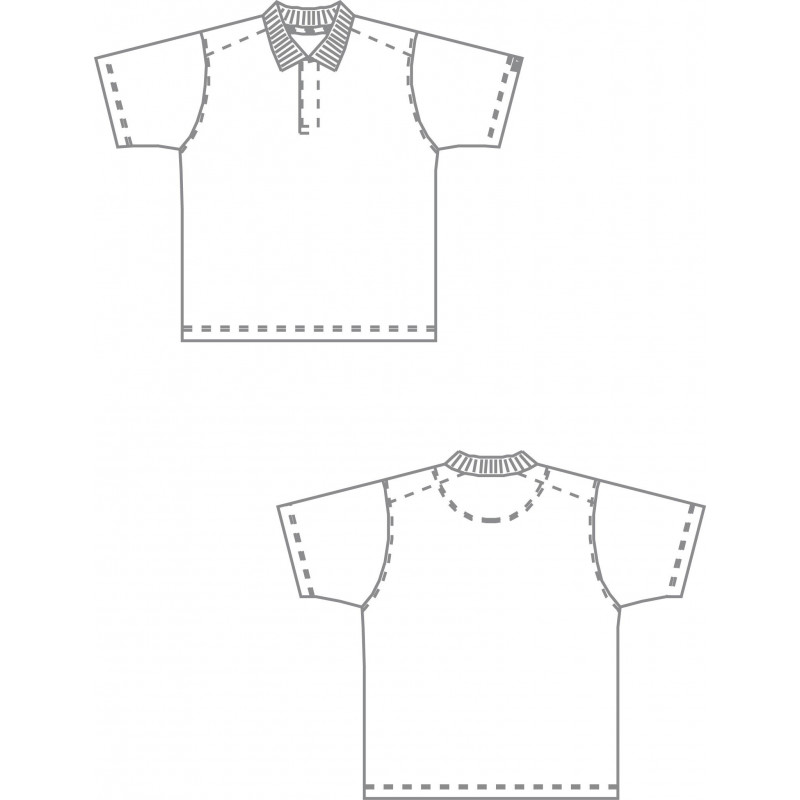 Polo unisexe manches courtes