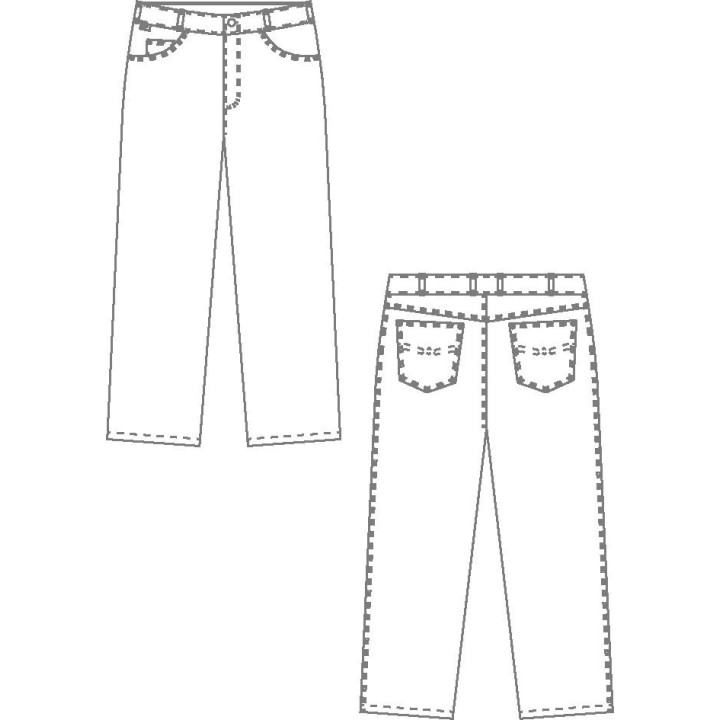 Jean homme médical coupe jean BP pour infirmiers